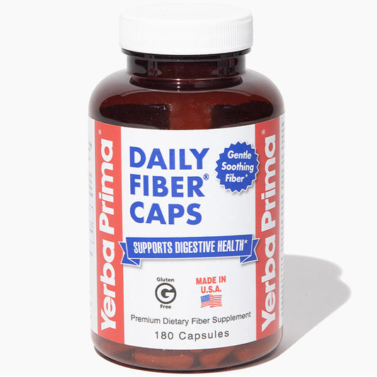 Daily Fiber Caps, 180 Capsules, Yerba Prima