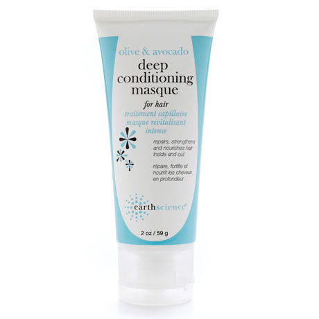 Deep Conditioning Hair Masque, Olive & Avocado, 2 oz, Earth Science