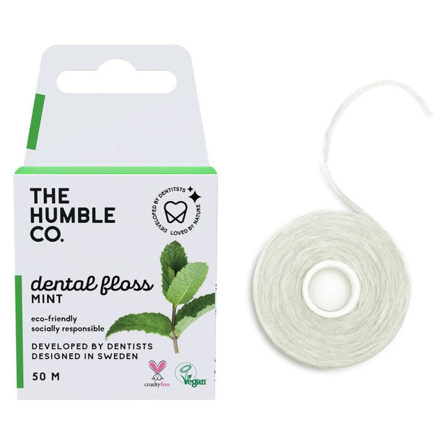 Dental Floss - Fresh Mint, 50 m, The Humble Co.