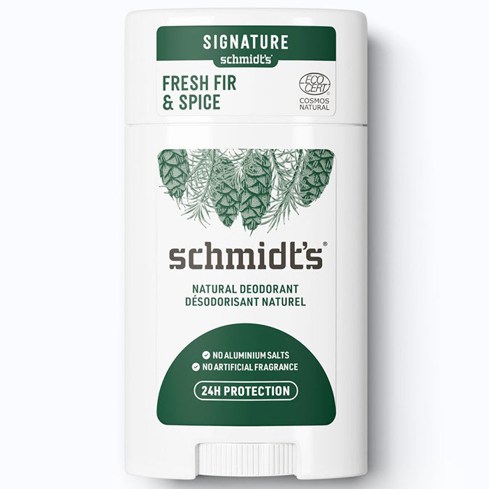 Deodorant Stick, Fresh Fir & Spice, 2.65 oz, Schmidt's Deodorant