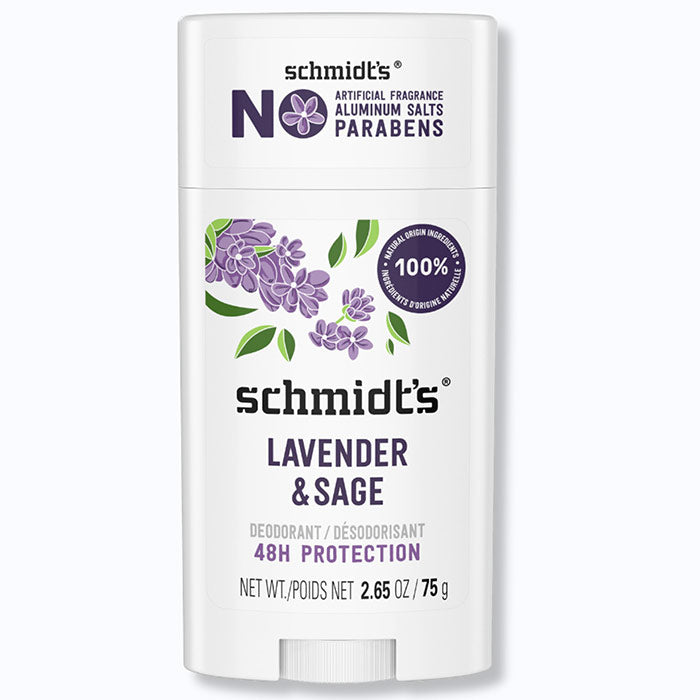 Deodorant Stick, Lavender & Sage, 2.65 oz, Schmidt's Deodorant