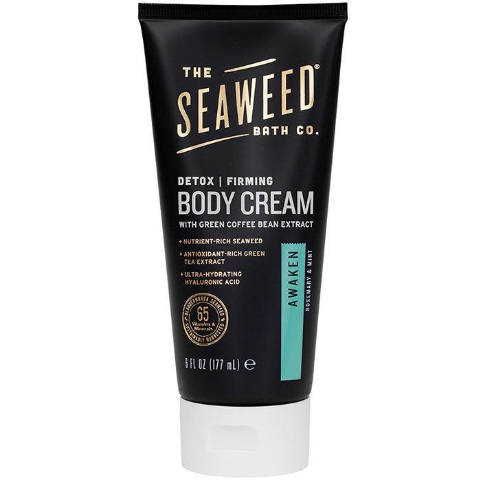 Detox Firming Body Cream - Awaken (Rosemary + Mint), 6 oz, Seaweed Bath Co.