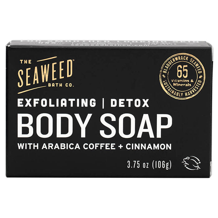 Exfoliating Detox Body Soap Bar, 3.75 oz, Seaweed Bath Co.