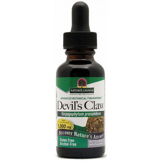 Devil's Claw Alcohol Free Extract Liquid 1 oz from Nature's Answer