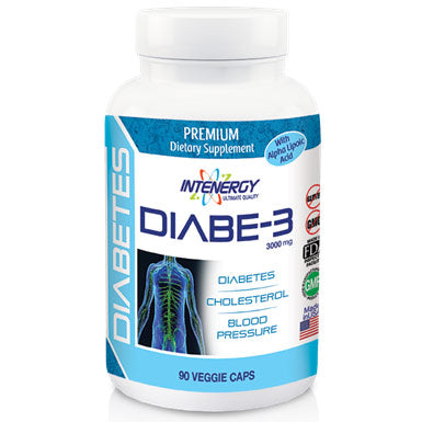 Diabe-3, 45 Veggie Caps, Intenergy