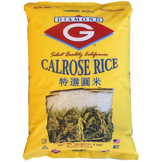 Diamond G Calrose Rice, 25 lb