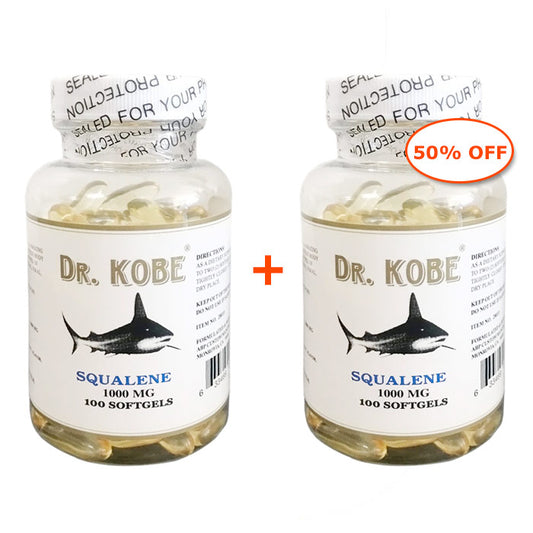 Buy 1 Get 1 50% Off! Dr. Kobe Squalene, 100 Softgels x 2 Bottles
