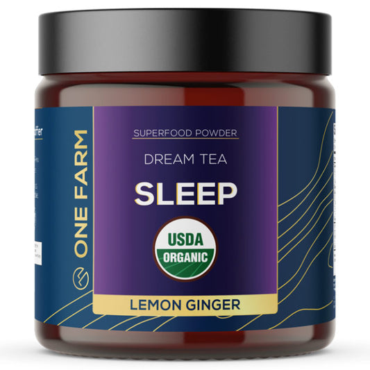 Dream Tea Sleep Superfood Powder, 90 g, One Farm