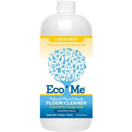 Eco-Me Floor Cleaner, Natural Plant Extracts, Lemon Fresh, 32 oz