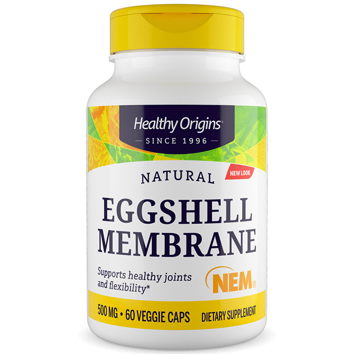 Eggshell Membrane (NEM) 500 mg, 60 Veggie Capsules, Healthy Origins