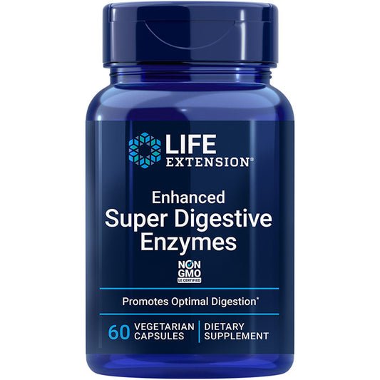 Enhanced Super Digestive Enzymes, 60 Vegetarian Capsules, Life Extension