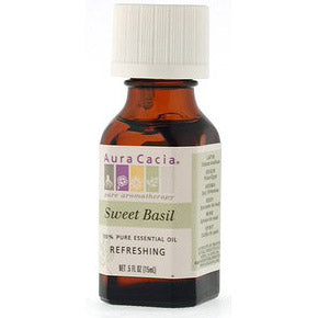 Essential Oil Basil (ocimum basilcum) .5 fl oz from Aura Cacia