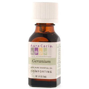 Essential Oil Geranium (pelargonium graveolens) .5 fl oz from Aura Cacia