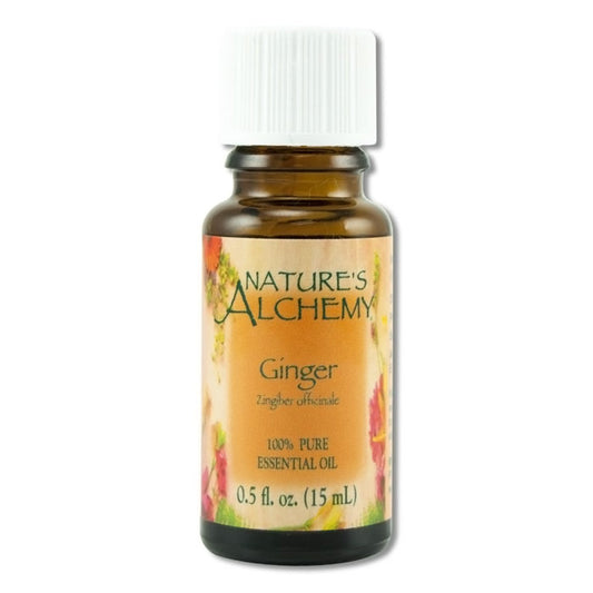 Pure Essential Oil Ginger, 0.5 oz, Nature's Alchemy