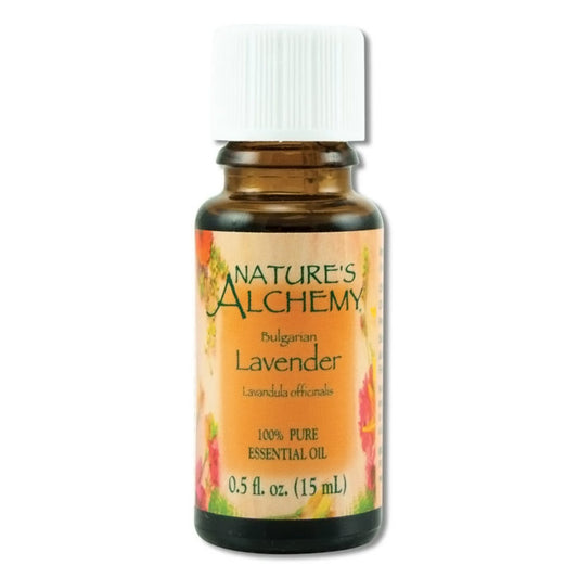 Pure Essential Oil Lavender Bulgarian, 0.5 oz, Nature's Alchemy