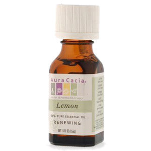 Essential Oil Lemon (citrus limonum) .5 fl oz from Aura Cacia