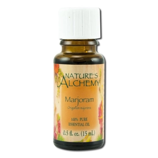 Pure Essential Oil Marjoram (Sweet), 0.5 oz, Nature's Alchemy