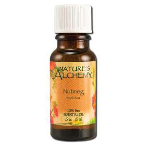 Pure Essential Oil Nutmeg, 0.5 oz, Nature's Alchemy