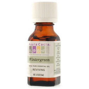 Essential Oil Wintergreen (gualtheria procumbens) .5 fl oz from Aura Cacia