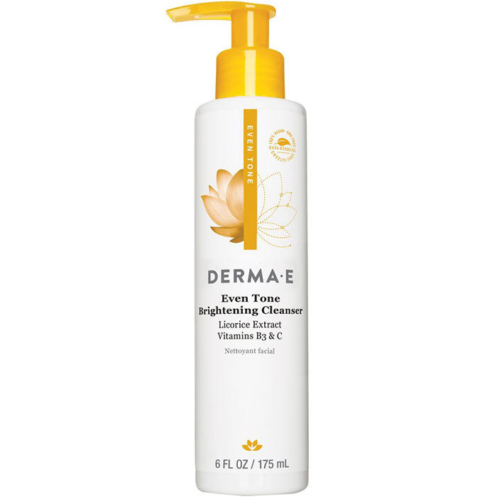 Derma E Even Tone Brightening Cleanser, 6 oz