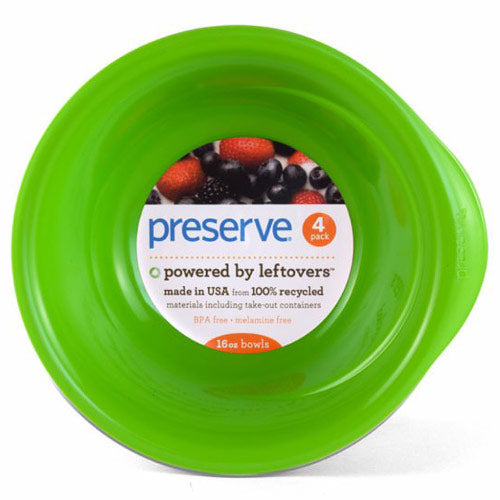 Everyday Bowls, Apple Green, 16 oz x 4 Pack, Preserve