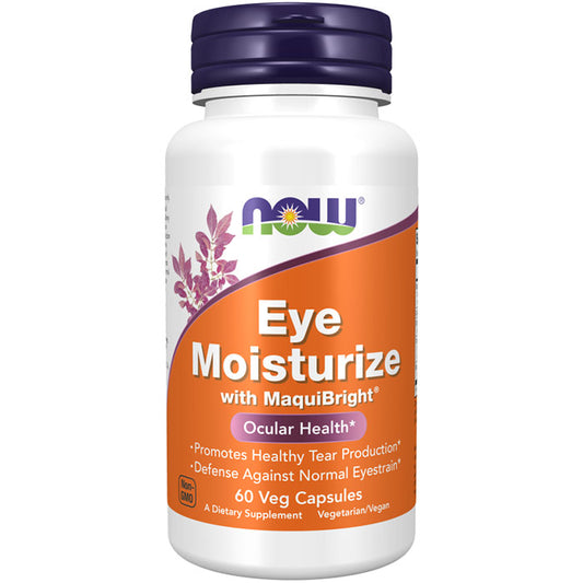 Eye Moisturize with MaquiBright, 60 Veg Capsules, NOW Foods