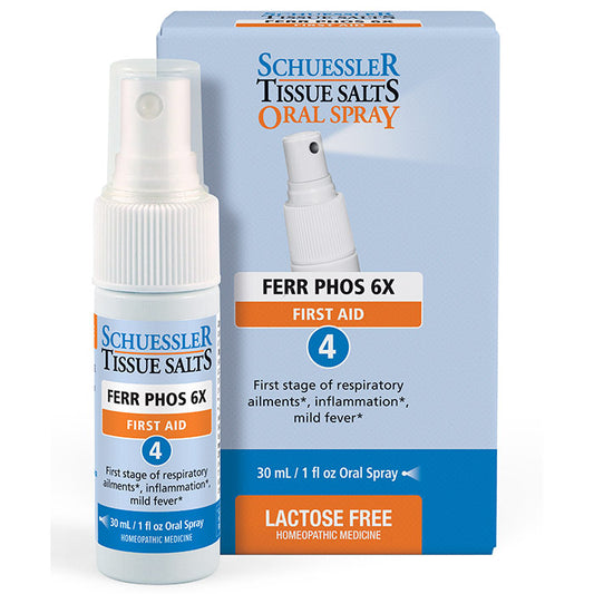 Ferr Phos 6X First Aid Oral Spray, 30 ml, Schuessler Tissue Salts