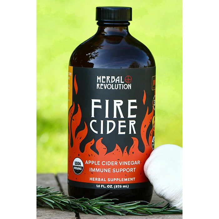 Fire Cider Tonic, Immune Support, 16 oz, Herbal Revolution