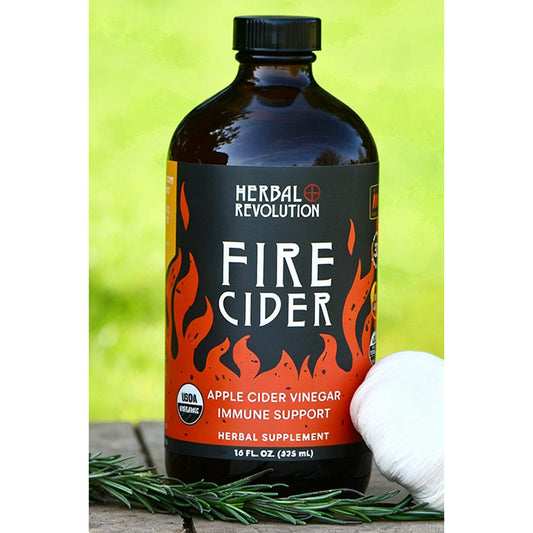 Fire Cider Tonic, Immune Support, 16 oz, Herbal Revolution