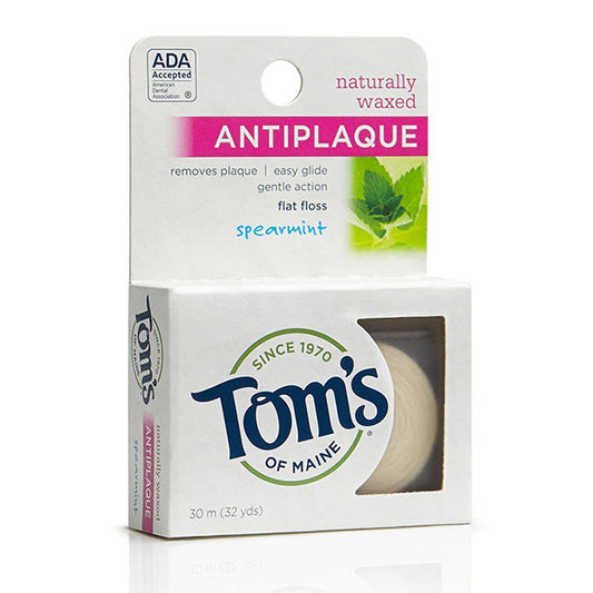 Antiplaque Floss - Spearmint, Naturally Waxed, 30 m (32 yds), Tom's of Maine