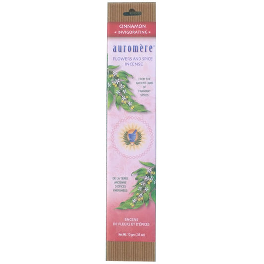 Flowers & Spice Incense - Cinnamon, 10 g, Auromere