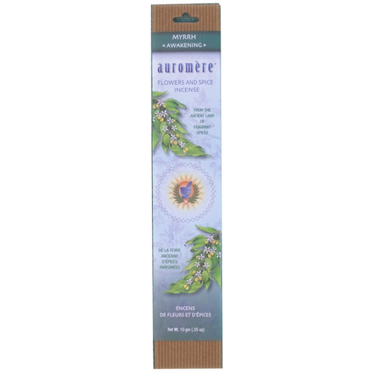 Flowers & Spice Incense - Myrrh, 10 g, Auromere