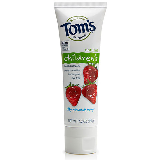 Natural Children's Toothpaste - Silly Strawberry, 4.2 oz, Tom's of Maine