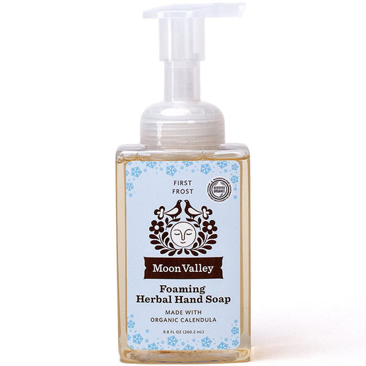 Foaming Herbal Hand Soap, First Frost, 8.8 oz, Moon Valley Organics