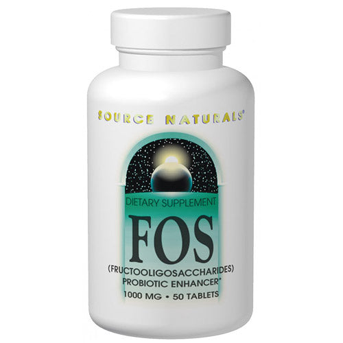 FOS Fructooligosaccharides Powder 200 gm from Source Naturals