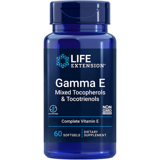 Gamma E Mixed Tocopherols & Tocotrienols, 60 Softgels, Life Extension