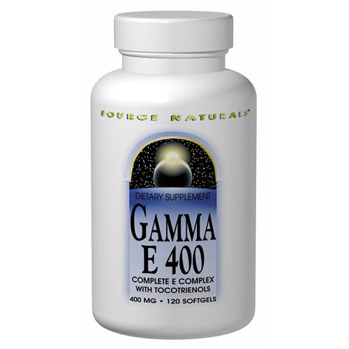 Gamma-E 400 Vitamin E Complex w/Tocotrienols 60 softgels from Source Naturals