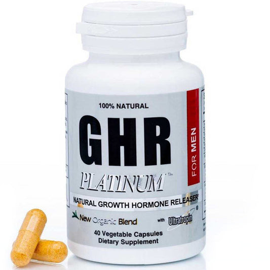 Buy 1 Get 1 FREE! GHR Platinum for Men, 40 Capsules, Nature's Technology