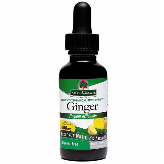 Ginger Root Alcohol Free Extract Liquid 1 oz from Nature's Answer