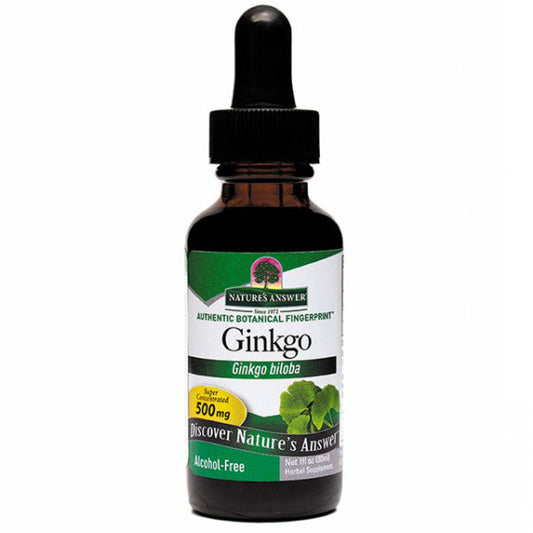 Ginkgo Leaf Alcohol Free Extract Liquid 1 oz from Nature's Answer