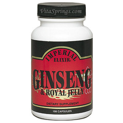 Ginseng & Royal Jelly 100 caps from Imperial Elixir Ginseng