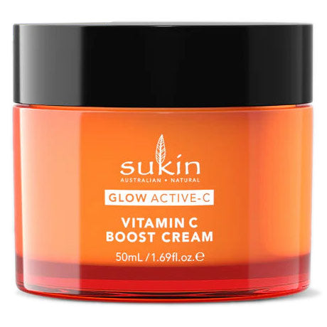 Glow Active-C Vitamin C Boost Cream, 1.69 oz, Sukin
