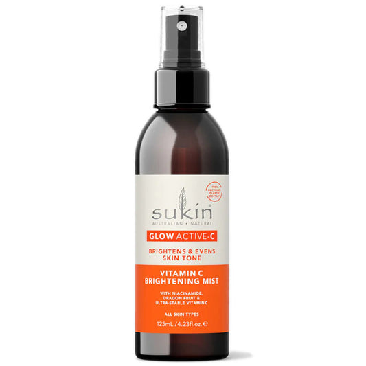 Glow Active-C Vitamin C Brightening Mist, 4.23 oz, Sukin