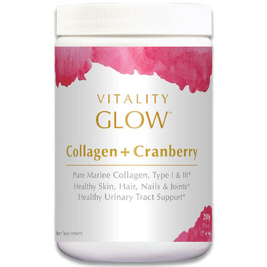 GLOW Marine Collagen + Cranberry, 200 g, Vitality