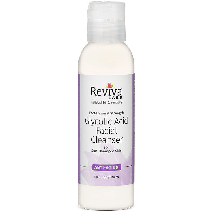 Reviva Labs Glycolic Acid Facial Cleanser, 4 oz