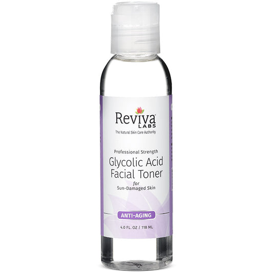 Reviva Labs Glycolic Acid Facial Toner, 4 oz