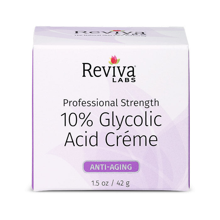 Reviva Labs 10% Glycolic Acid Cream, 1.5 oz