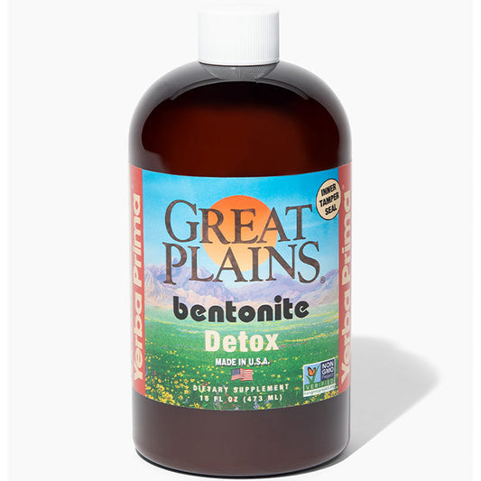 Great Plains Bentonite Detox, Alimentary Detoxification, 16 oz, Yerba Prima