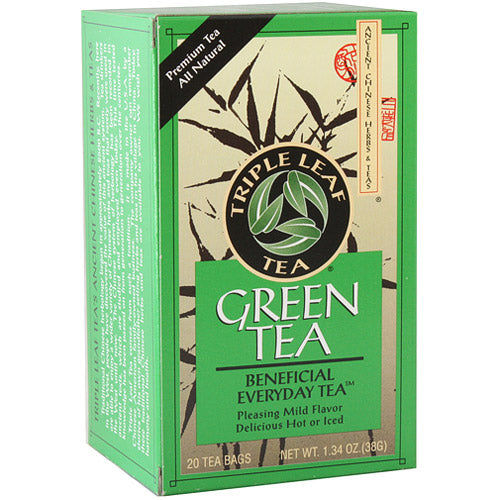 Green Tea, 20 Tea Bags, Triple Leaf Tea