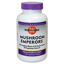 Mushroom Emperors, Balanced Multi-Mushroom Formula, 120 Capsules, Mushroom Wisdom